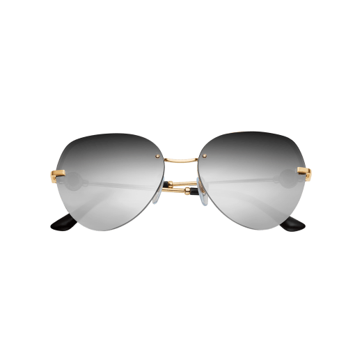BVLGARI BVLGARI semi-rimless aviator sunglasses. 903538 image 2