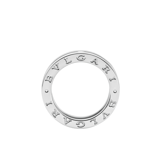 Interprétée dans une version plus fine de l'emblématique spirale, la bague B.zero1 éblouit par la sophistication du logo de la marque sous forme circulaire et la fluidité des lignes des cercles concentriques. B-zero1-1-bands-AN852423 image 2