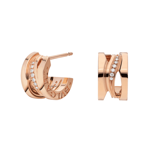 B.zero1 Rose Gold Earrings 348036 | Bvlgari