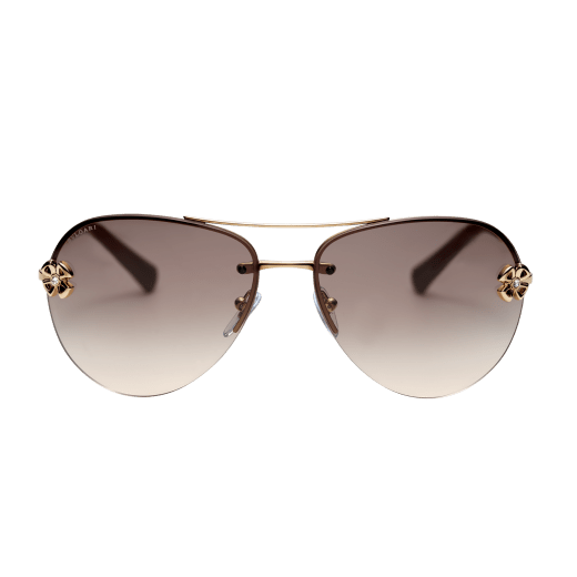 Bulgari Fiorever double bridge aviator sunglasses. 904001 image 2