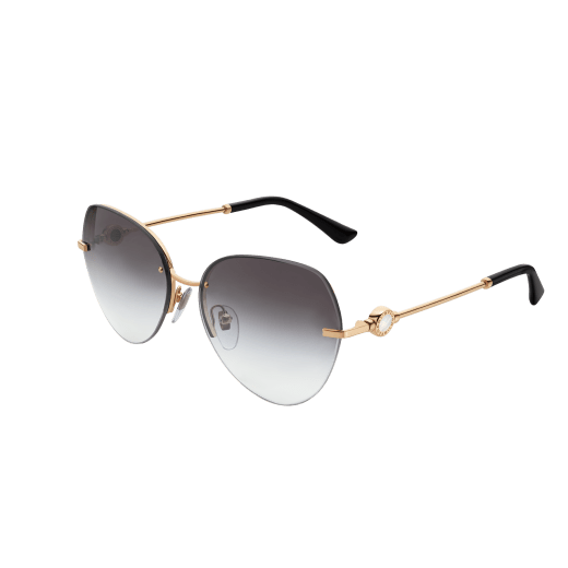 BVLGARI BVLGARI semi-rimless aviator sunglasses. 903538 image 1