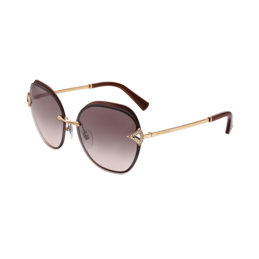 Bvlgari DIVAS' DREAM angular squared metal sunglasses 903670 image 1