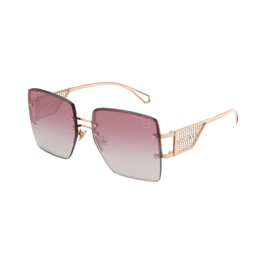 Serpenti "Vipermesh" squared metal sunglasses 904153 image 1