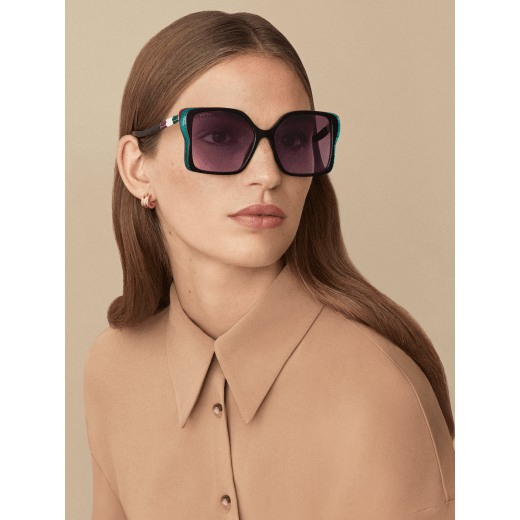 Serpenti "Back to Scale" acetate butterfly sunglasses 904055 image 3
