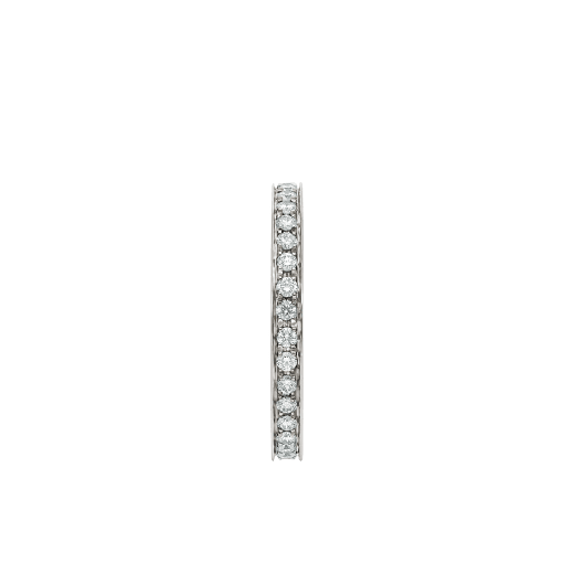 Dedicata a Venezia Ehering aus Platin, voll ausgefasst mit Diamant-Pavé AN854635 image 2