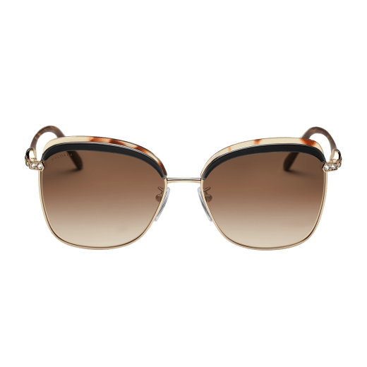 Bvlgari Serpenti squared metal sunglasses. 903661 image 2