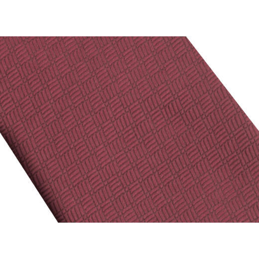 Navy "B3D" pattern tie in fine jacquard silk. B3D image 2
