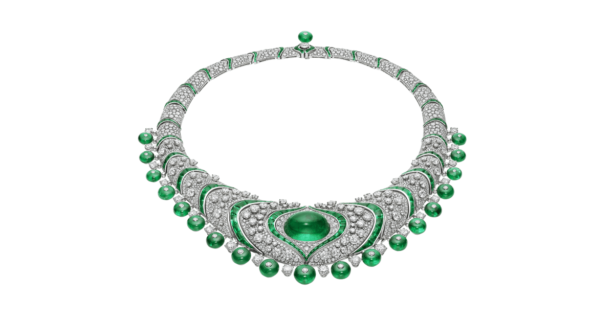 Bulgari emerald necklace new arrivals
