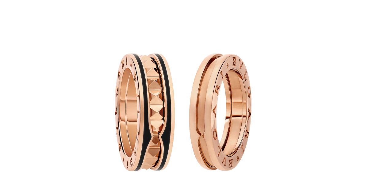 Anillo bulgari ceramica discount negra