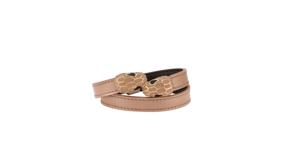 Serpenti Forever Leather Bracelet