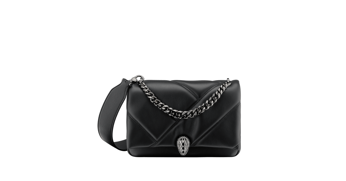 Bvlgari Serpenti Cabochon Matelassé Leather Crossbody Bag
