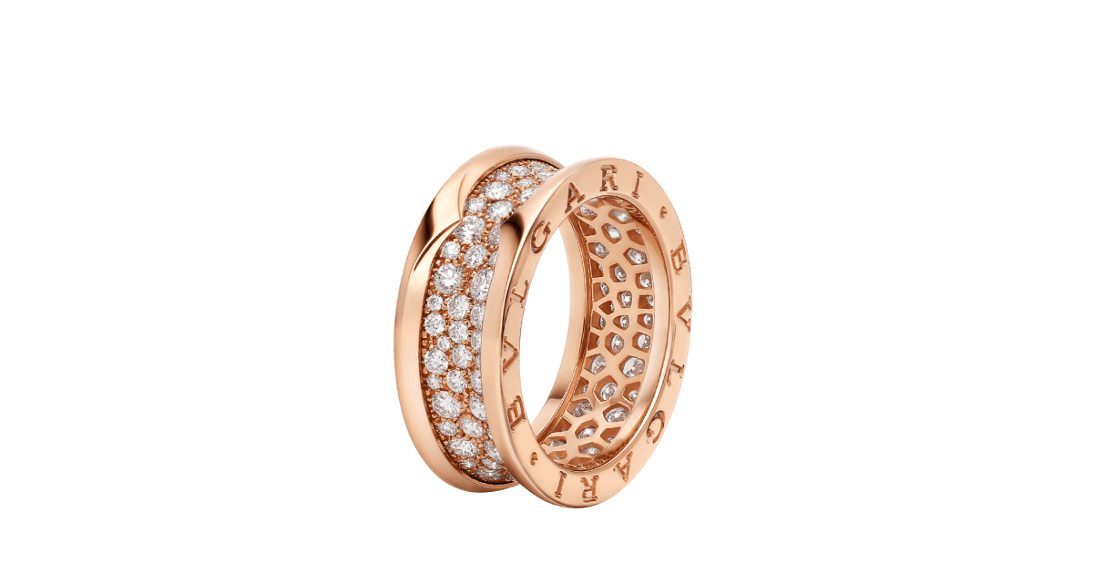 BVLGARI ブルガリ 指輪 B-zero1リング K18ホワイトゴールド