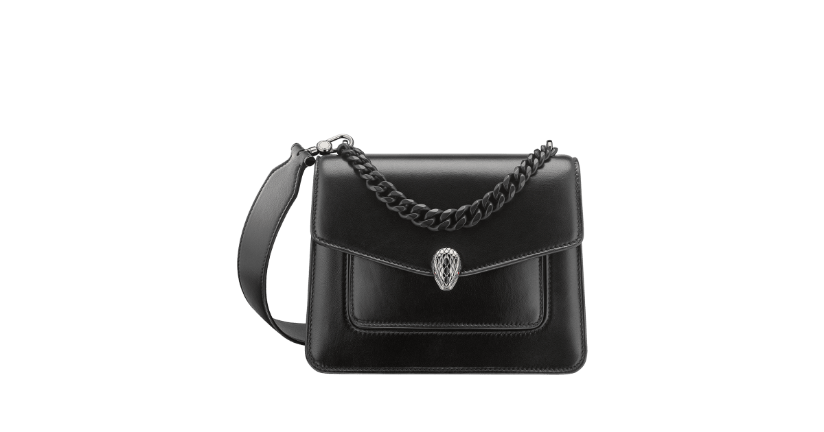 Bvlgari Serpenti Forever Crossbody - Black Crossbody Bags, Handbags -  BUL55859