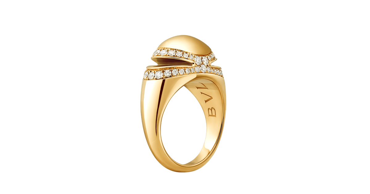 Bulgari yellow gold ring online