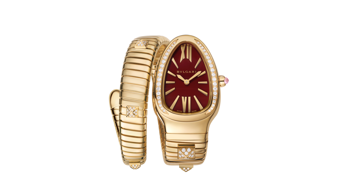 touristさん専用　BVLGARI ピンク・レッド スカーフ×2 Serpenti Tubogas Watch 104302 | Bulgari