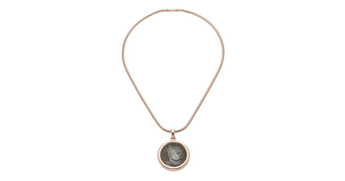 Bulgari MONETE Yellow Gold Coin Pendant Necklace – Dandelion Antiques