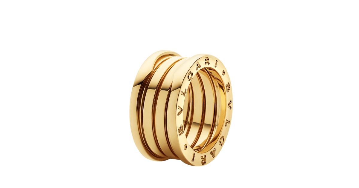 B.zero1 Yellow gold Ring 324309 | Bulgari