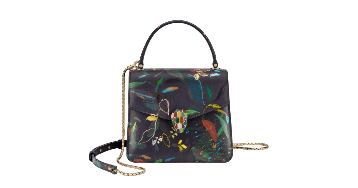 Serpenti Forever Invisible Green Top Handle 294044