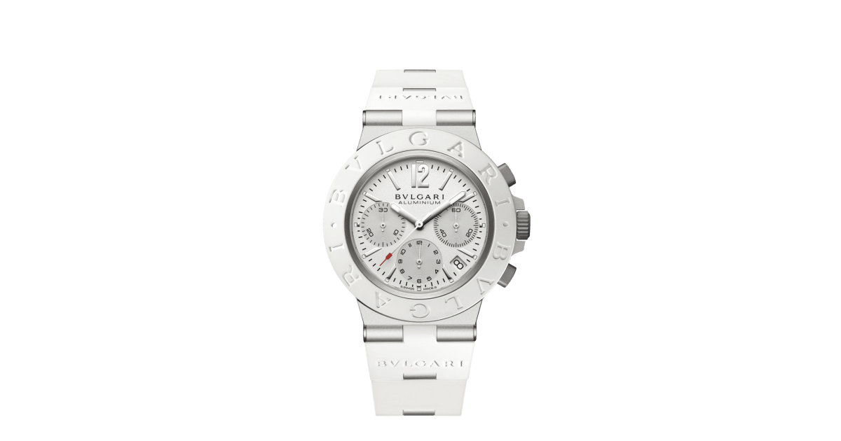 Bulgari Aluminium White Watch
