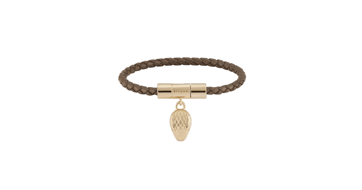 Bulgari sales leather bracelet