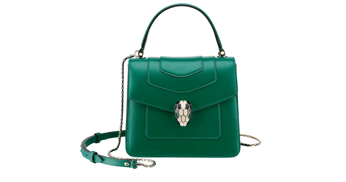 BVLGARI Serpenti Forever Mini Bag in Green