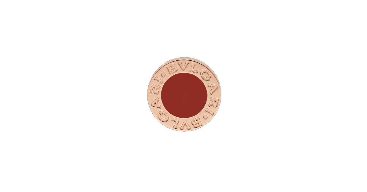 Rose gold BVLGARI BVLGARI Single Earring with Red Carnelian