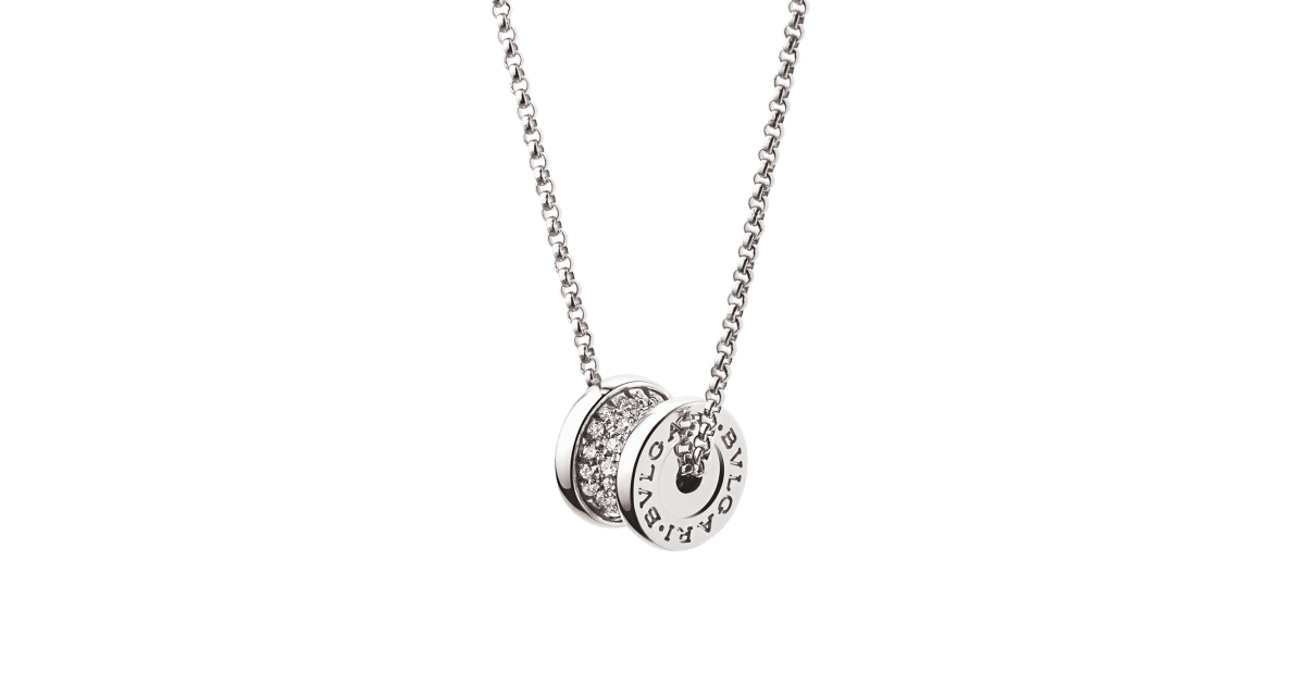 White gold B.zero1 Necklace with 0.31 ct Diamonds | Bulgari Official Store
