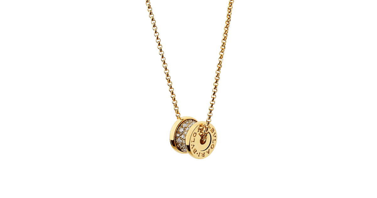 Bvlgari b zero1 necklace white gold top
