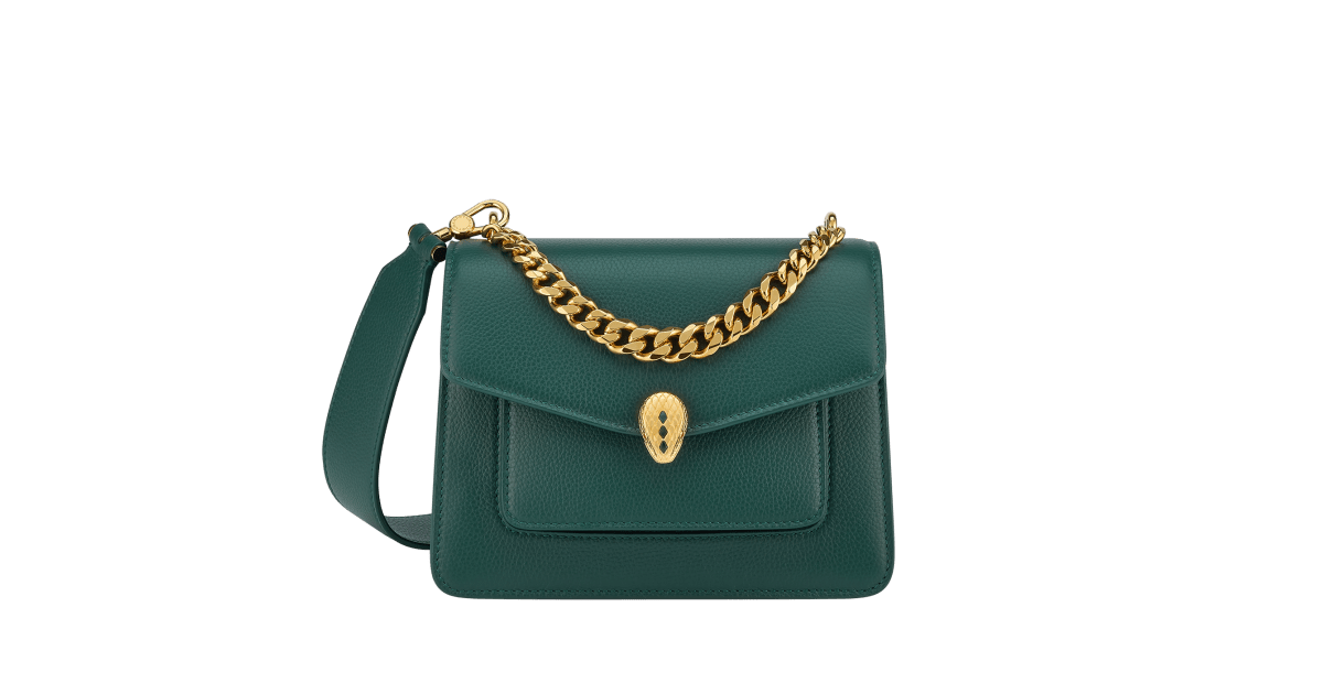 In love with the Bulgari Serpenti Forever! Impeccable attention to detail  is in every stitch. Chain strap is such a unique design. So happy to add  this to my collection! : r/handbags