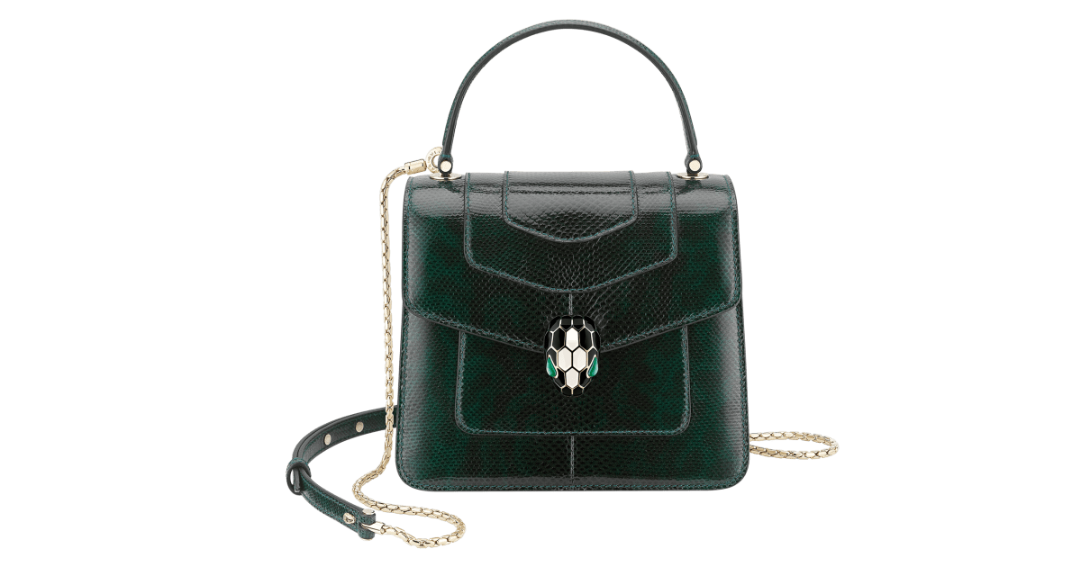 Bulgari bag green outlet