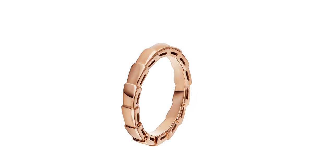 Serpenti Viper Ring Rose gold | Rings | Bulgari Official Store