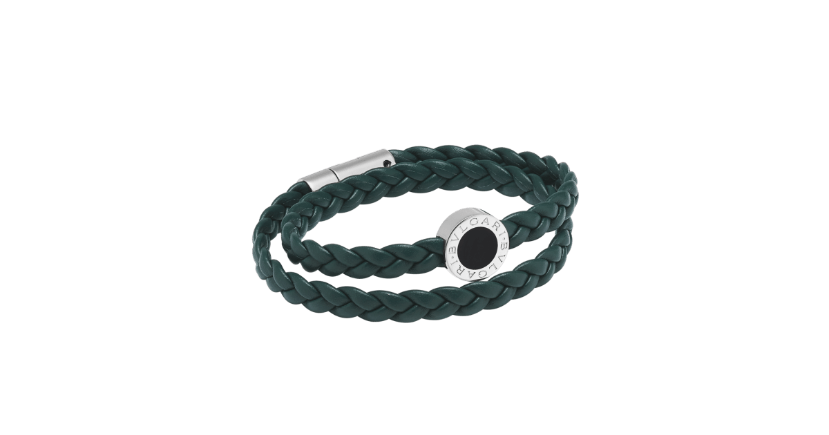 BVLGARI BVLGARI MAN Leather Bracelet 292811 Bulgari