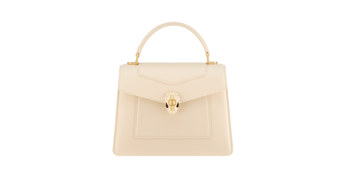BVLGARI ホワイトハンドバッグ 1505483.png