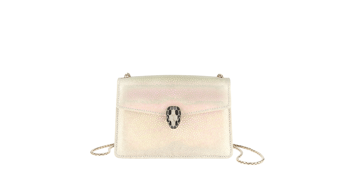 Bvlgari Leather Serpenti Forever Flap Cover Bag In Rose Gold, ModeSens