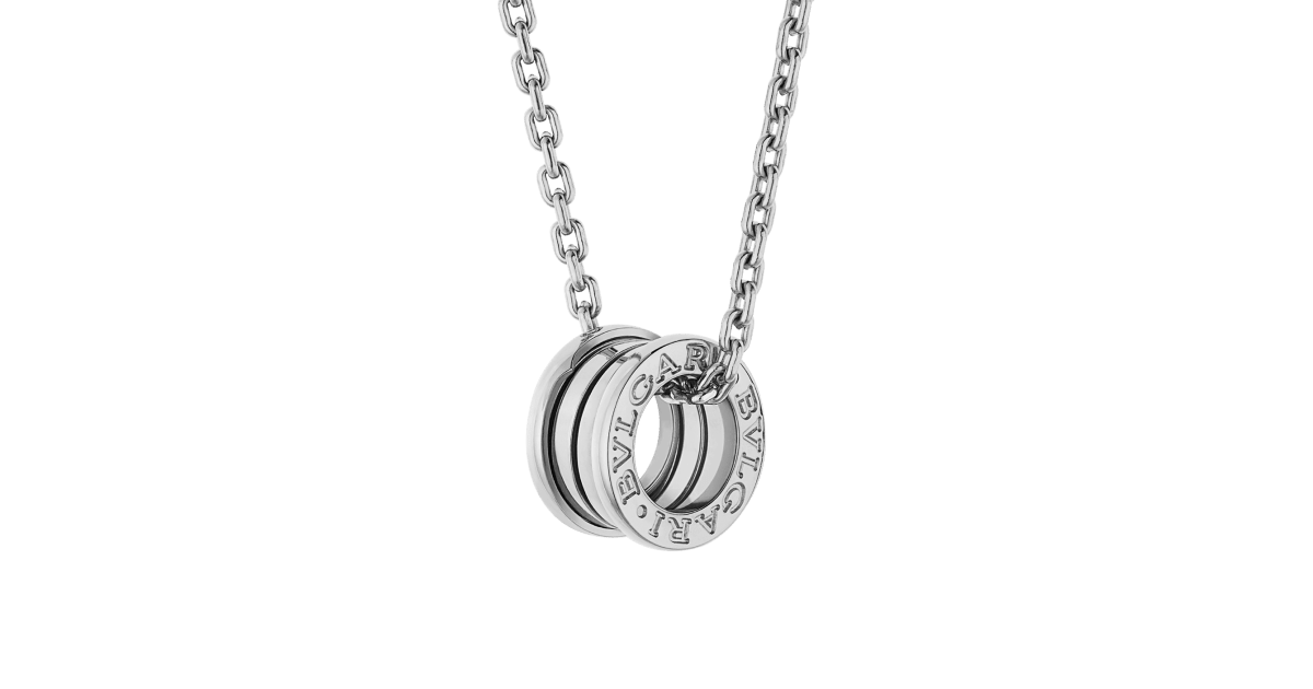 White gold B.zero1 Necklace with White No Gemstones Bulgari Official Store