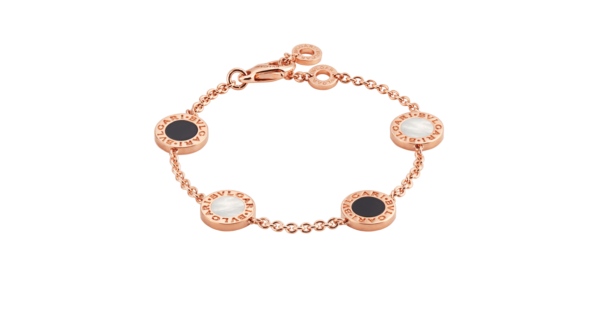 Bvlgari Serpenti Bangle Bracelet in 18kt Pink Gold with Demi Pave Diamonds.  - Bvlgari Bracelets - Bvlgari Jewelry