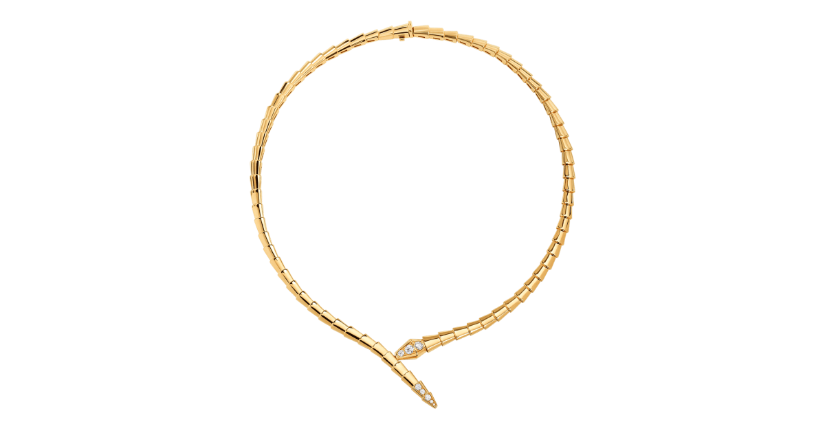 Bulgari diamond 2025 snake necklace
