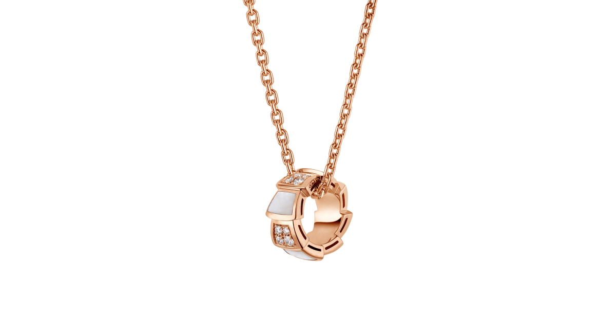 Serpenti Viper Rose gold Necklace 357095 | Bvlgari