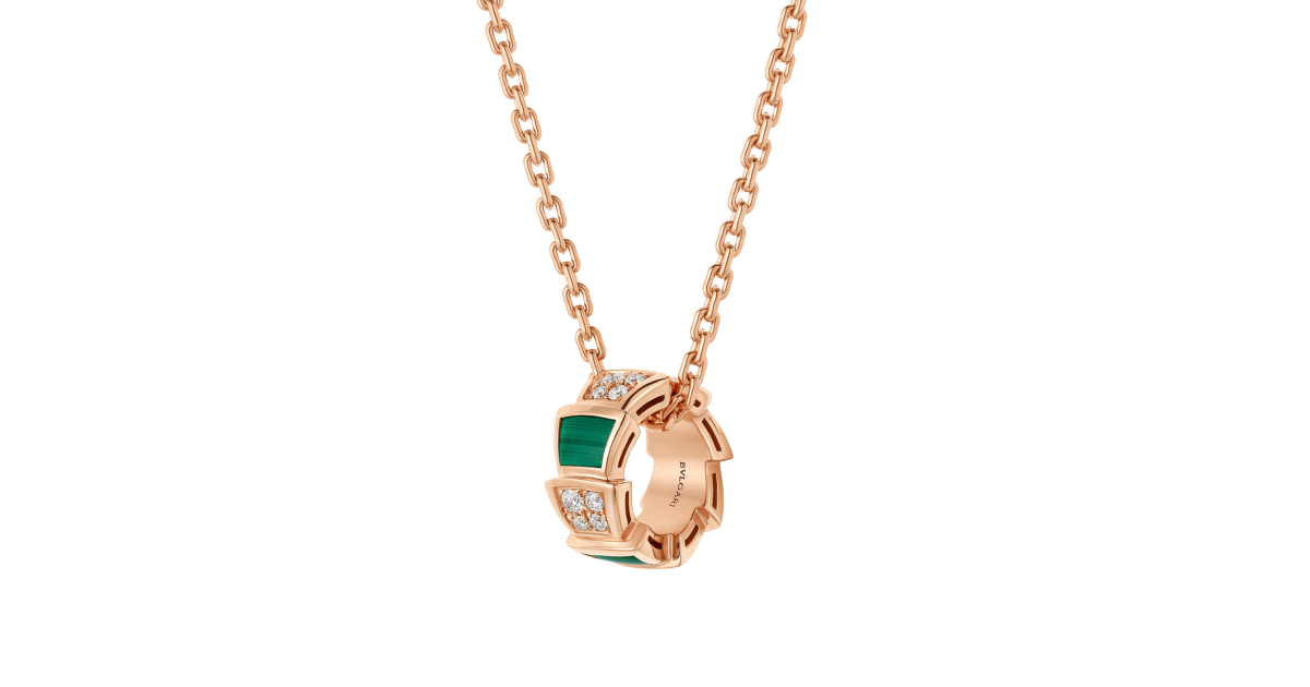 Bvlgari green necklace clearance