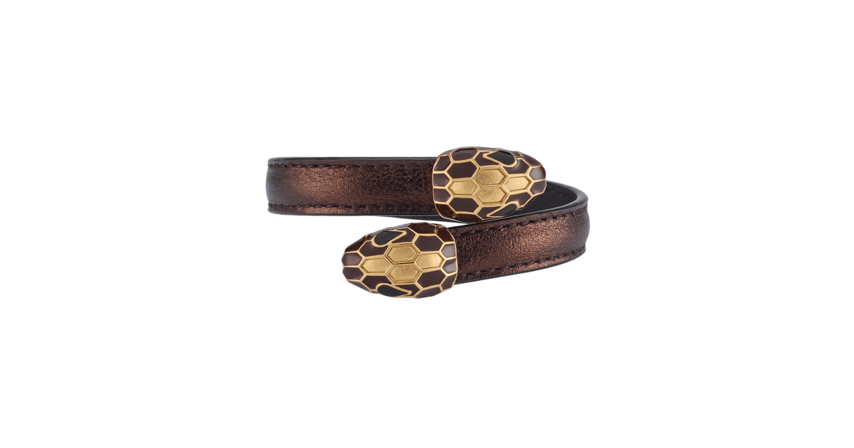 Bvlgari serpenti leather bracelet store