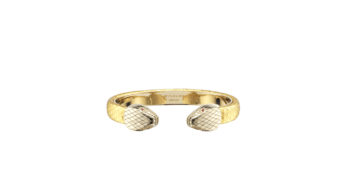 Serpenti Forever Leather Bracelet 291246 | Bvlgari