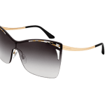 Bulgari Serpenti Eye-bite metal shield sunglasses. 903979 image 1