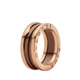 B.zero1 2-Band-Ring aus 18 Karat Roségold und Cermet. B-zero1-2-bands-AN857844 image 1