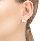 DIVAS' DREAM earrings in 18 kt rose gold, set with mother-of-pearl and pavé diamonds. 352600 image 4