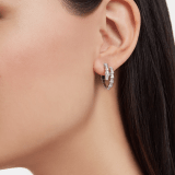Serpenti Viper 18 kt white gold earrings set with pavé diamonds. 358360 image 2