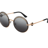 Runde Bvlgari Bvlgari „On-Me“ Sonnenbrille aus Metall. 904040 image 1