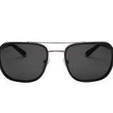 Bvlgari Bvlgari metal double bridge rectangular sunglasses. 904082 image 2