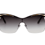 Bulgari Serpenti Eye-bite metal shield sunglasses. 903979 image 2