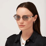 Serpenti "Back To Scale" hexagonal metal sunglasses 904127 image 5