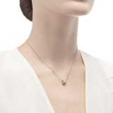 B.zero1 rose gold necklace with pavé diamonds 351116 image 4